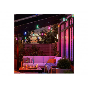 Nanoleaf Essentials Matter Smart Multicolour Outdoor String Lights Expansion 15m | 16M+