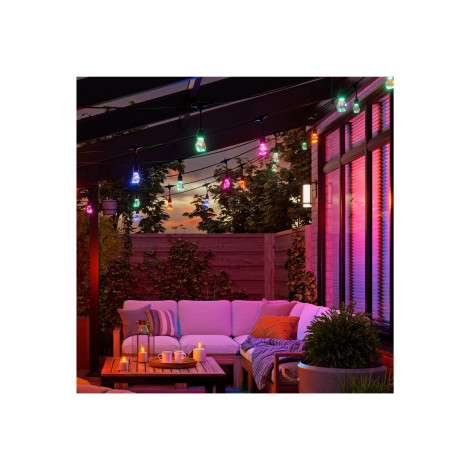 Nanoleaf Essentials Matter Smart Multicolour Outdoor String Lights Expansion 15m | 16M+