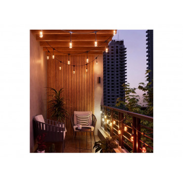Nanoleaf Essentials Matter Smart Multicolour Outdoor String Lights Expansion 15m | 16M+