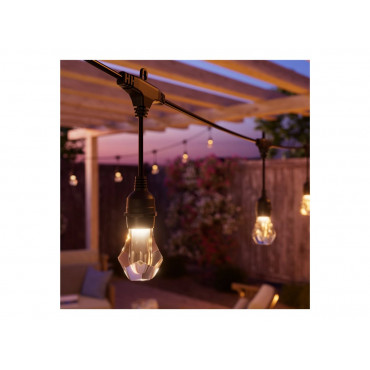 Nanoleaf Essentials Matter Smart Multicolour Outdoor String Lights Expansion 15m | 16M+