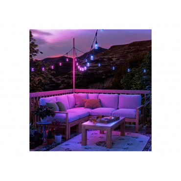 Nanoleaf Essentials Matter Smart Multicolour Outdoor String Lights Expansion 15m | 16M+