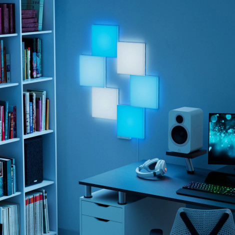 Nanoleaf Blocks Big Squares Starter Kit (6 Panels) | 16M+ colours