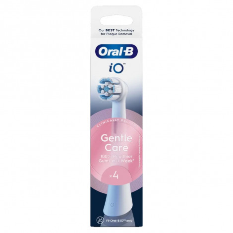 Oral-B | Replaceable toothbrush heads | iO Gentle Care | Heads | For adults | Number of brush heads included 4 | Number of teeth