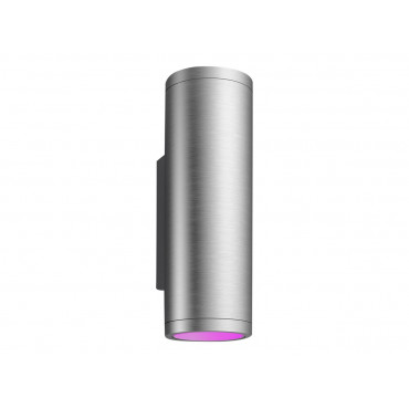 Philips Hue WCA Appear Outdoor Wall Lantern, Inox | 8 W | 2000-6500 Hue White Colour Ambiance