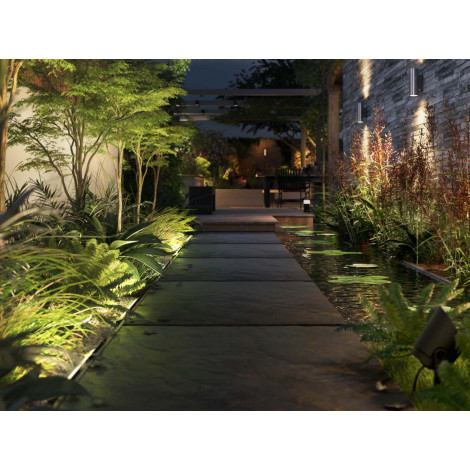 Philips Hue WCA Appear Outdoor Wall Lantern, Inox | 8 W | 2000-6500 Hue White Colour Ambiance