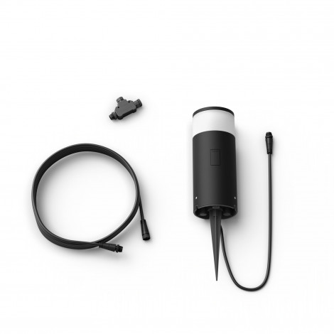 Philips Hue WCA Calla Outdoor Bollard, Black | 8 W | 2000-6500 Hue White Colour Ambiance