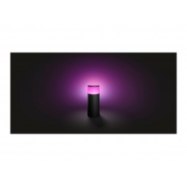 Philips Hue WCA Calla Outdoor Bollard, Black | 8 W | 2000-6500 Hue White Colour Ambiance