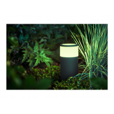 Philips Hue WCA Calla Outdoor Bollard, Black | 8 W | 2000-6500 Hue White Colour Ambiance