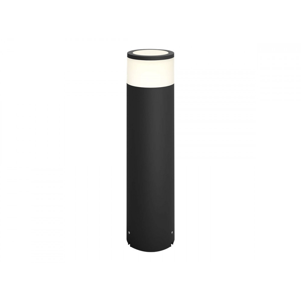 Philips Hue WCA Calla Outdoor Large Bollard, Black | 8 W | 2000-6500 Hue White Colour Ambiance