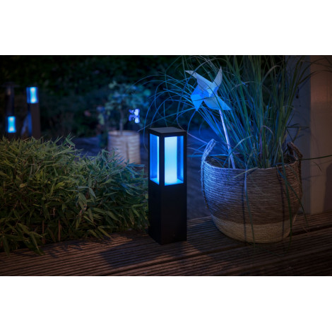 Philips Hue WCA Impress Outdoor Pedestal Lantern | 8 W | 2000-6500 Hue White Colour Ambiance