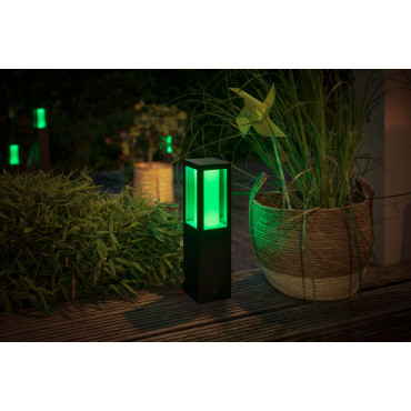 Philips Hue WCA Impress Outdoor Pedestal Lantern | 8 W | 2000-6500 Hue White Colour Ambiance