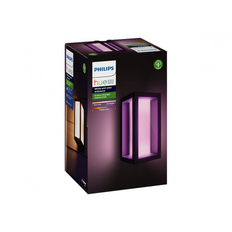 Philips Hue WCA Impress Outdoor Wall Lantern | 8 W | 2000-6500 Hue White Colour Ambiance