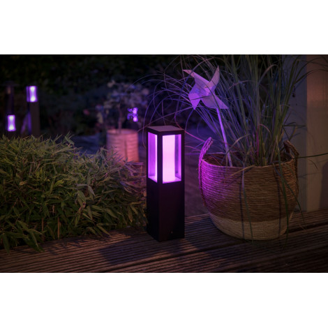 Philips Hue WCA Impress Outdoor Pedestal Lantern 24V | 8 W | 2000-6500 Hue White Colour Ambiance