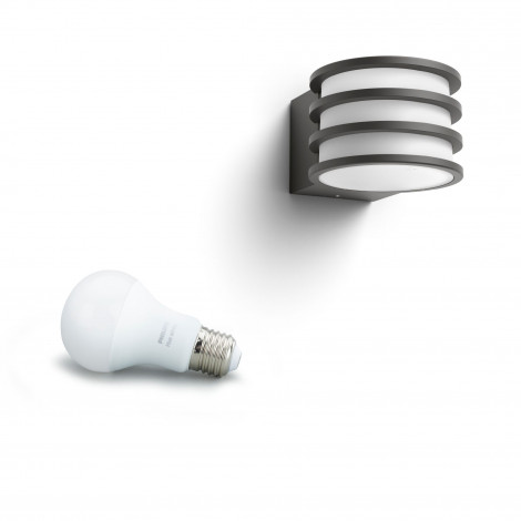 Philips Hue Lucca Wall Lantern | E27 | 9 W | Warm white