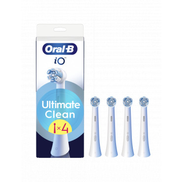 Oral-B | Replaceable toothbrush heads | iO UltimateClean | Heads | For adults | Number of brush heads included 4 | White