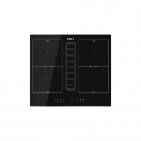 CATA Venting Hob | IAS 6024 | Induction | Number of burners/cooking zones 4 | Slider | Black | CATA | Hob with Hood | IAS 6024 |