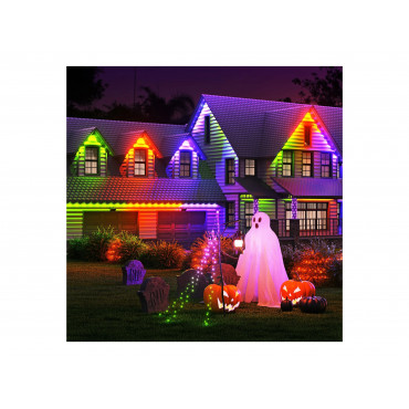 Nanoleaf Smart Multicolor Permanent Outdoor Lights Expansion Pack, 5m