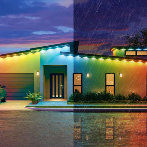 Nanoleaf Smart Multicolor Permanent Outdoor Lights Expansion Pack, 5m