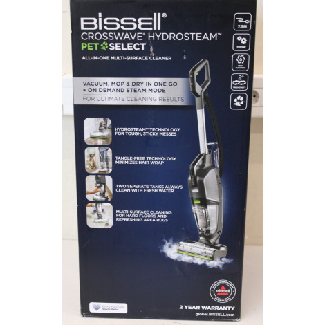 SALE OUT. Bissell All-in one Multi-Surface Cleaner | 3527N Crosswave HydroSteam Pet Select | Corded operating | Washing function