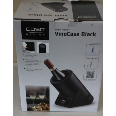 SALE OUT. Caso | Wine Cooler | VinoCase | Black | USED, SCRATCHES