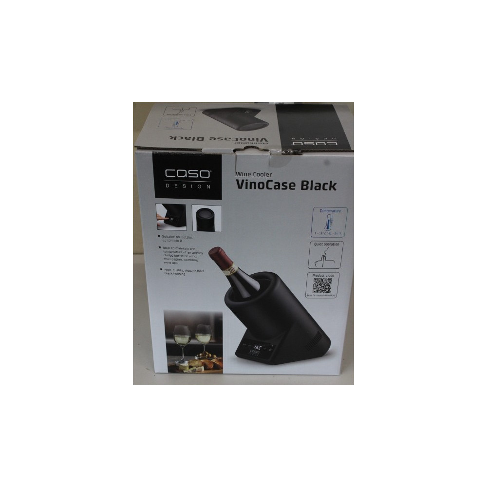 SALE OUT. Caso | Wine Cooler | VinoCase | Black | USED, SCRATCHES