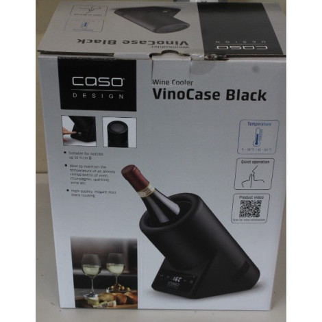 SALE OUT. Caso | Wine Cooler | VinoCase | Black | USED, SCRATCHES