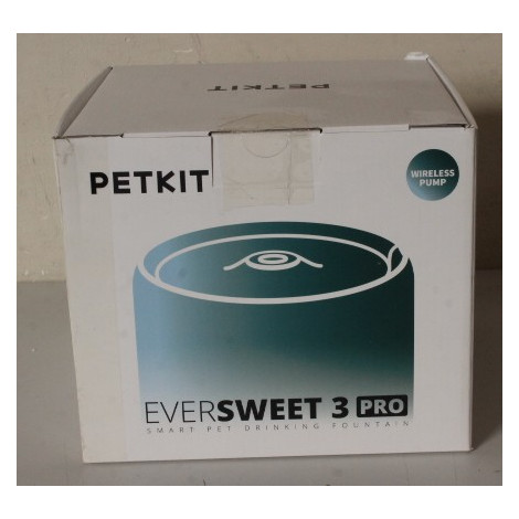 SALE OUT. Petkit P4108 Eversweet 3 Pro (Wireless Pump) (W4X) | PETKIT Smart Pet Drinking Fountain | Eversweet 3 Pro (Wireless Pu