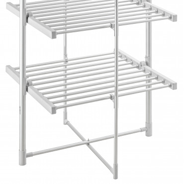 Adler | Foldable Electric Clothes Dryer | AD 7829 | 300 W | Silver/White