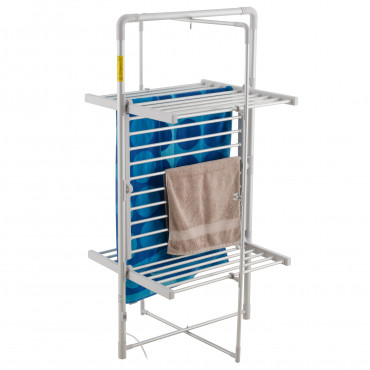 Adler | Foldable Electric Clothes Dryer | AD 7829 | 300 W | Silver/White