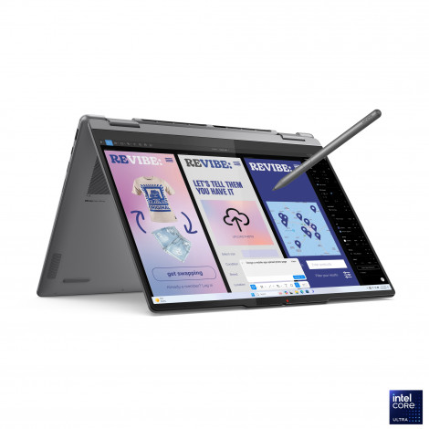 Lenovo Yoga 7 2-in-1 14ILL10 | Luna Grey | 14 " | OLED | Touchscreen | WUXGA | 1920 x 1200 pixels | Intel Core Ultra 7 | 256V | 