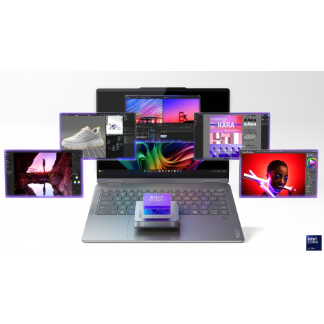 Lenovo Yoga 7 2-in-1 14ILL10 | Luna Grey | 14 " | OLED | Touchscreen | WUXGA | 1920 x 1200 pixels | Intel Core Ultra 7 | 256V | 
