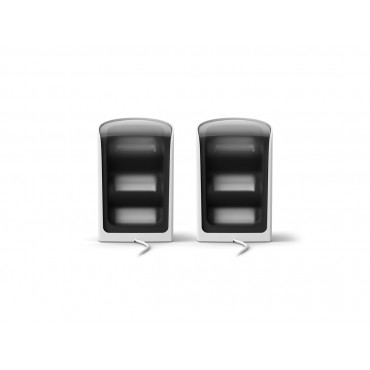 Philips Hue Play Wall Washer, White, EU/UK, 2-pack | 2000-6500 Hue White Colour Ambiance