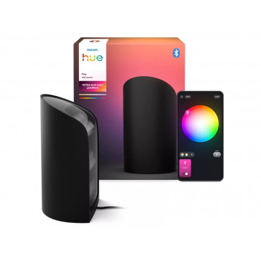 Philips Hue Play Wall Washer, Black, EU/UK, 1-pack | 2000-6500 Hue White Colour Ambiance