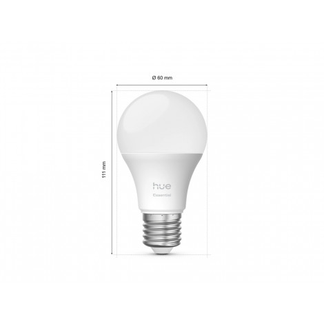 Philips Hue E WCA 806 A60 2kit SW EU | E27 | 8 W | 16 million colors, White and colored light