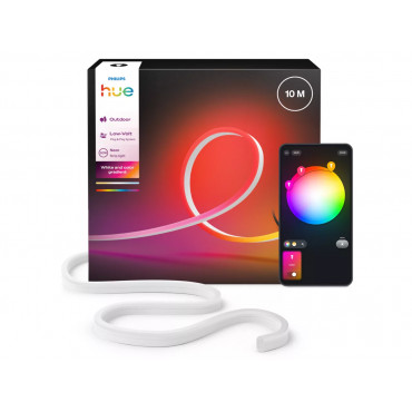 Philips Hue Neon Lightstrip for outdoor use, 10 m | 30 W | Bluetooth, Zigbee