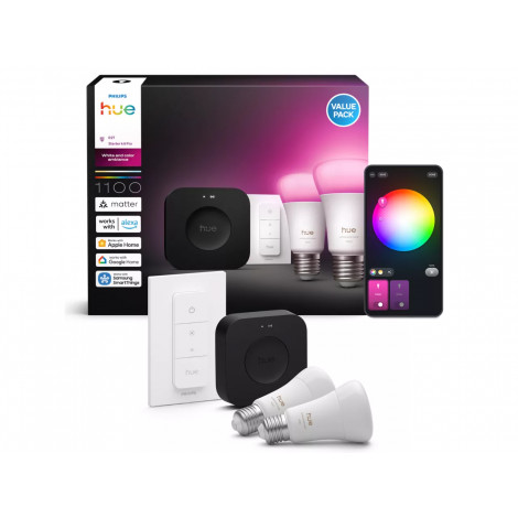 Philips Hue WCA A60 E27 2KIT SW Pro EU | E27 | White and colored light