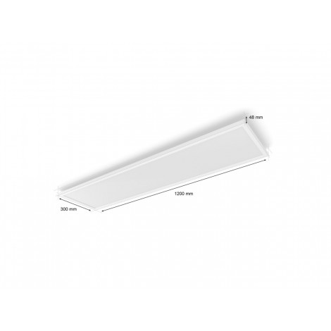Philips Hue Surimu rectangular panel light, 120 x 30 cm | 2000-6500 Hue White Color Ambiance | Bluetooth, Zigbee