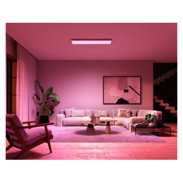 Philips Hue Surimu rectangular panel light, 120 x 30 cm | 2000-6500 Hue White Color Ambiance | Bluetooth, Zigbee