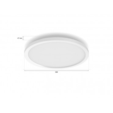 Philips Hue Surimu round panel light, 39.5 cm | Bluetooth, Zigbee