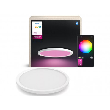 Philips Hue Surimu round panel light, 39.5 cm | Bluetooth, Zigbee