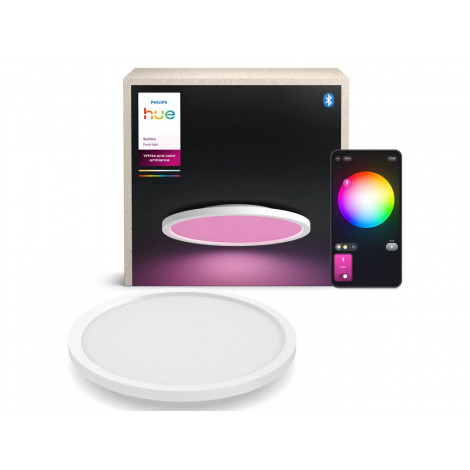 Philips Hue Surimu round panel light, 39.5 cm | Bluetooth, Zigbee