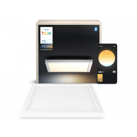 Philips Hue Aurelle square panel light, White | 2200-6500 Hue White Ambiance