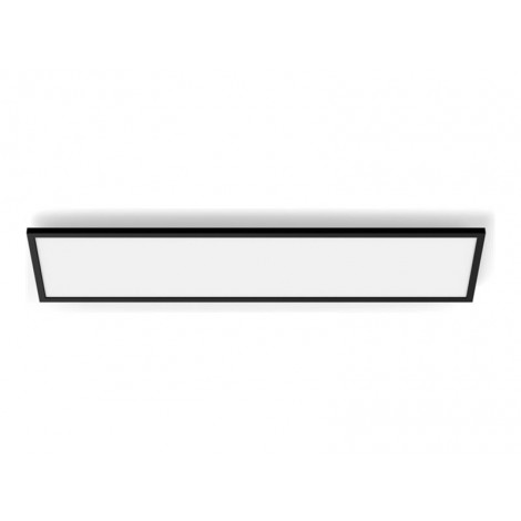 Philips Hue Aurelle rectangular panel light, Black, 120 x 30 cm | 2200-6500 Hue White Ambiance