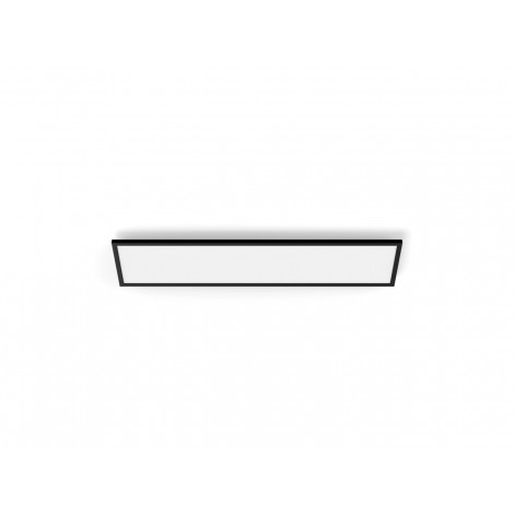 Philips Hue Aurelle rectangular panel light, Black, 120 x 30 cm | 2200-6500 Hue White Ambiance