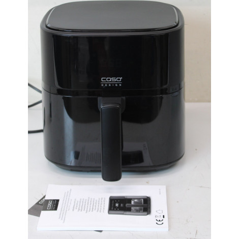 SALE OUT. Caso Designer Air Fryer | AirFry 6.0 | Power 1700 W | Capacity 6 L | Black | UNPACKED, SCRATHED ON FRONT | 24 month(s)