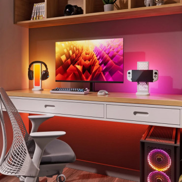 Nanoleaf Pegboard Desk Dock, White | 15 W | RGB
