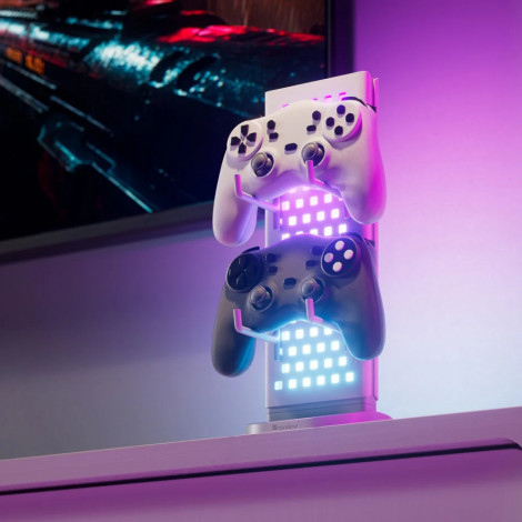 Nanoleaf Pegboard Desk Dock, White | 15 W | RGB