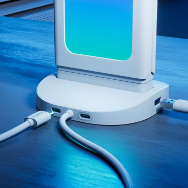 Nanoleaf Pegboard Desk Dock, White | 15 W | RGB