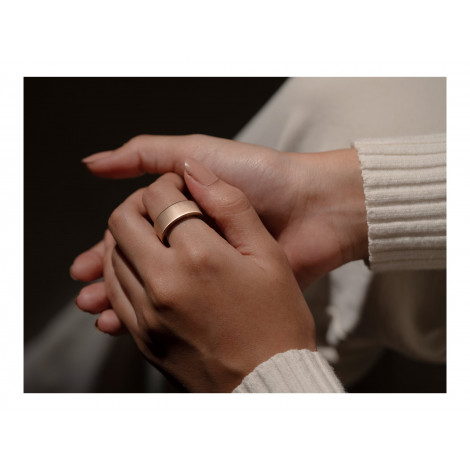 Ultrahuman | Ring Air | Brushed Rose Gold | Size 8 | Smart Ring