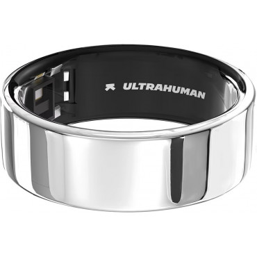 Ultrahuman | Ring Air | Space Silver | Size 9 | Smart Ring